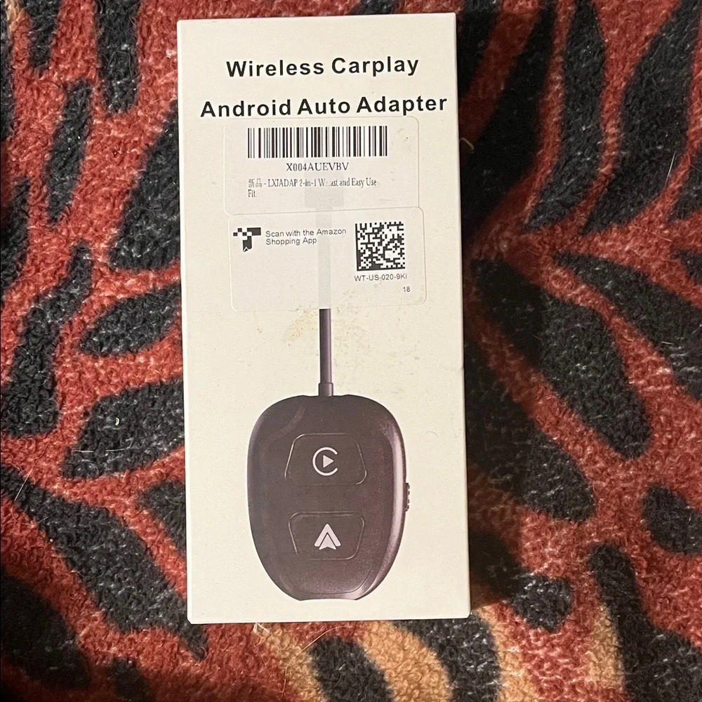 Wireless Carplay Android Auto Adapter - Black